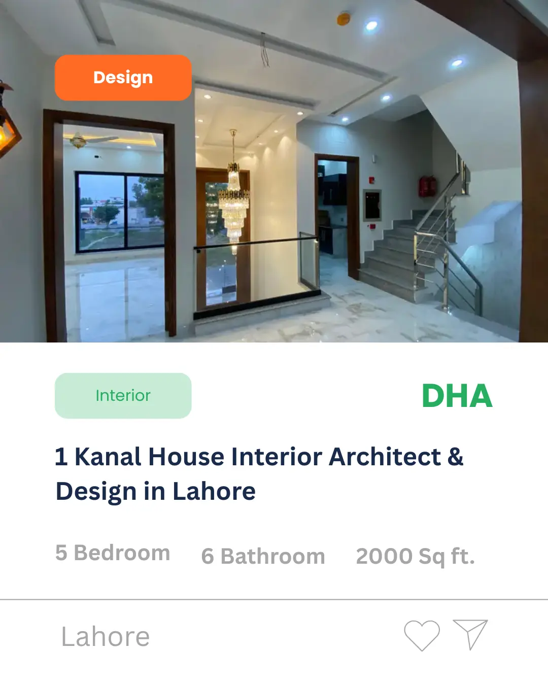 1 Kanal House Interior Design Project Completed by Ghargo.pk in DHA Lahore